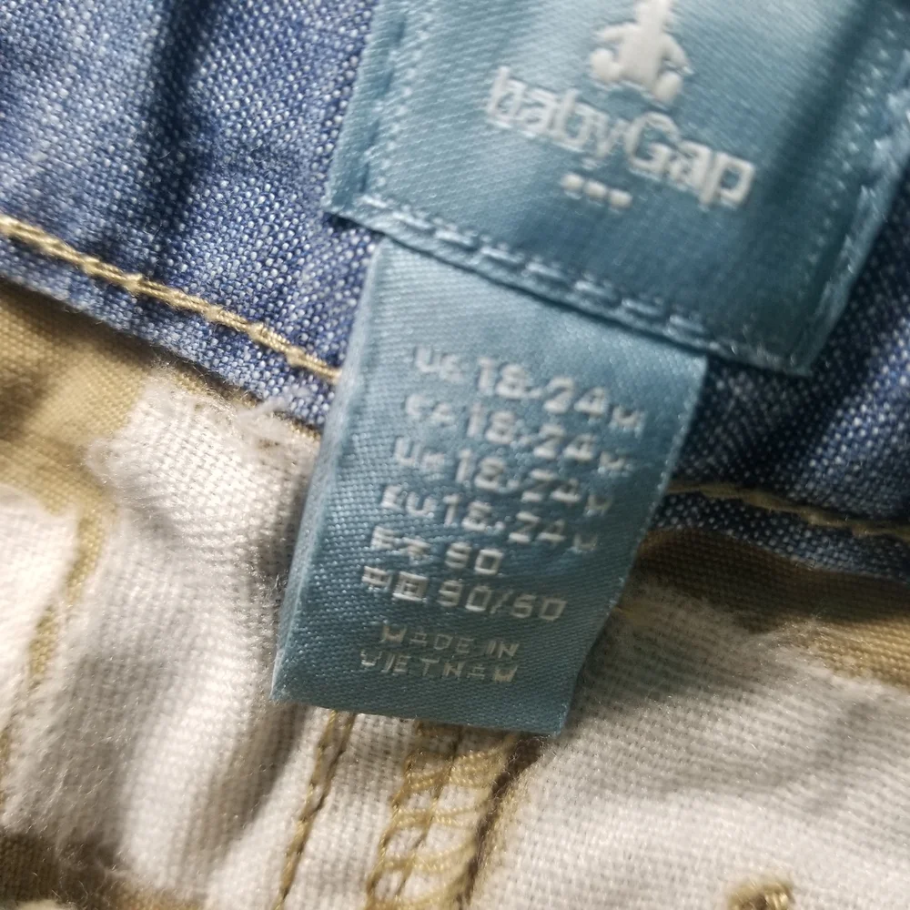 BABY GAP LITTLE KIDS PANTS SIZE 18 TO 24 MONTHS